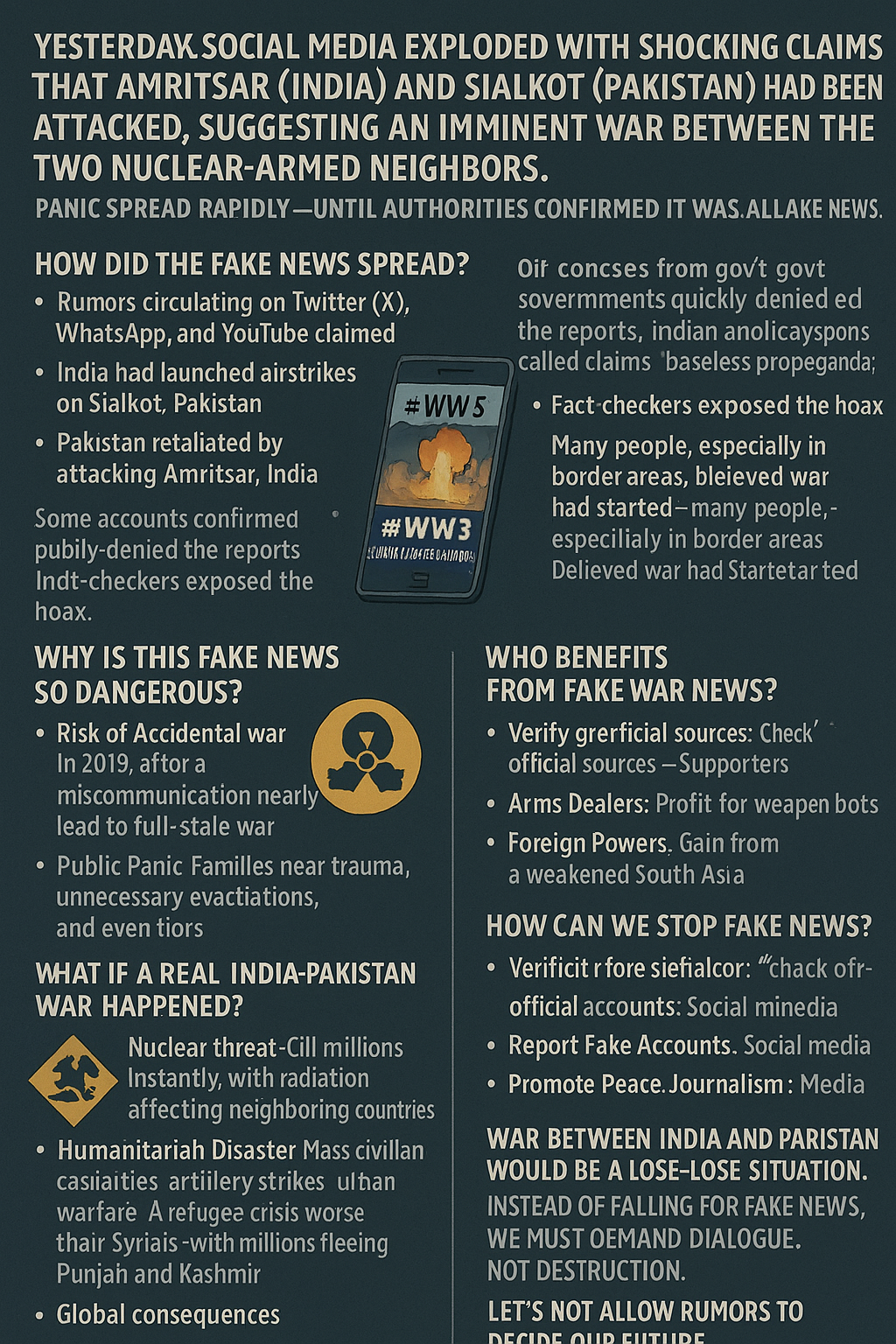A Dangerous Game of Misinformation