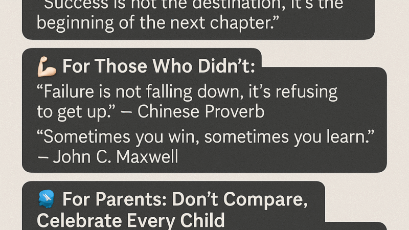 The Truth About Board Exams: A Message for Students and Parents Alike 🌟 Written by Wahid Malik